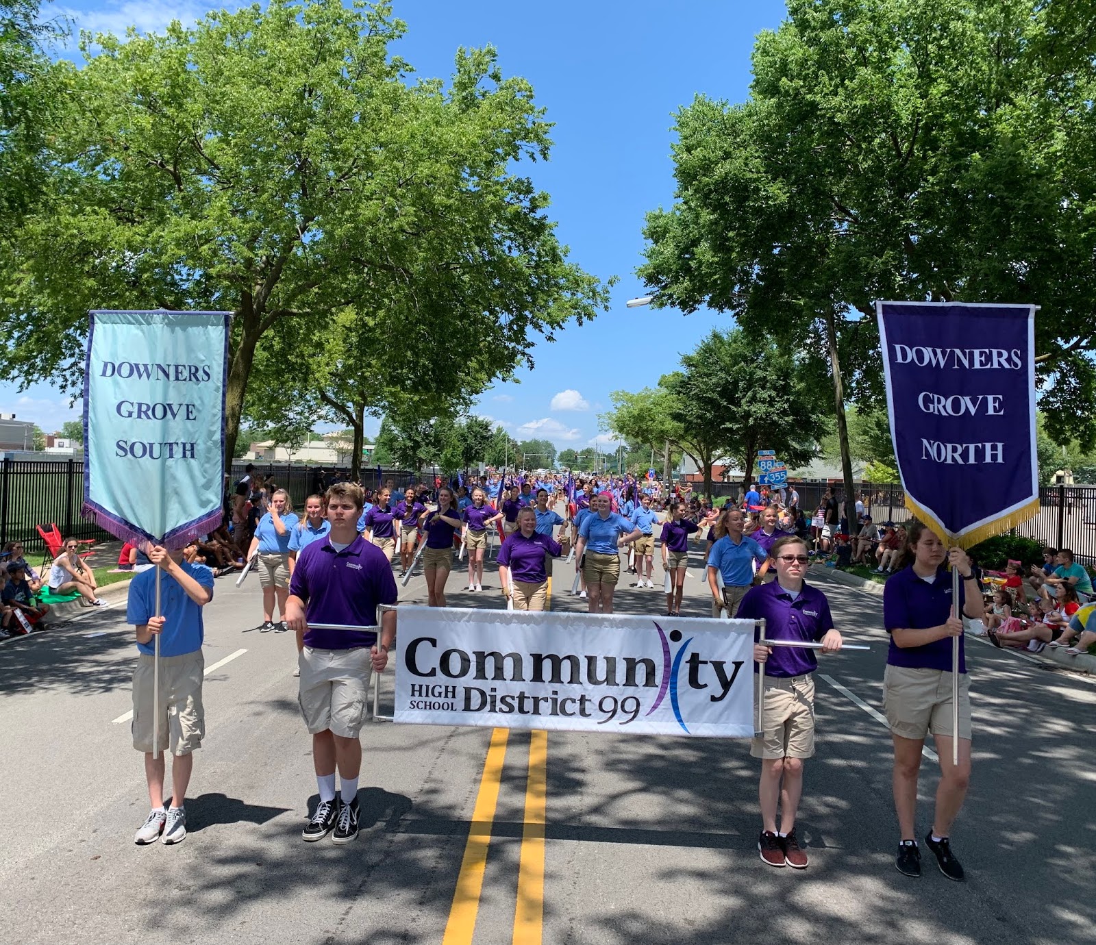 Downers Grove North High School Bands District 99 Marching Band In downers-grove-north-high-school-bands-district-99-marching-band-in
