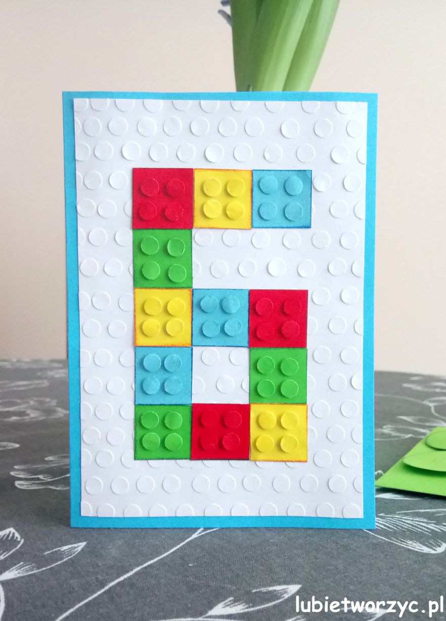 Lubie Tworzyc Lego Kartka Urodzinowa I Koperta Lego Kits Cards Kids And Parenting