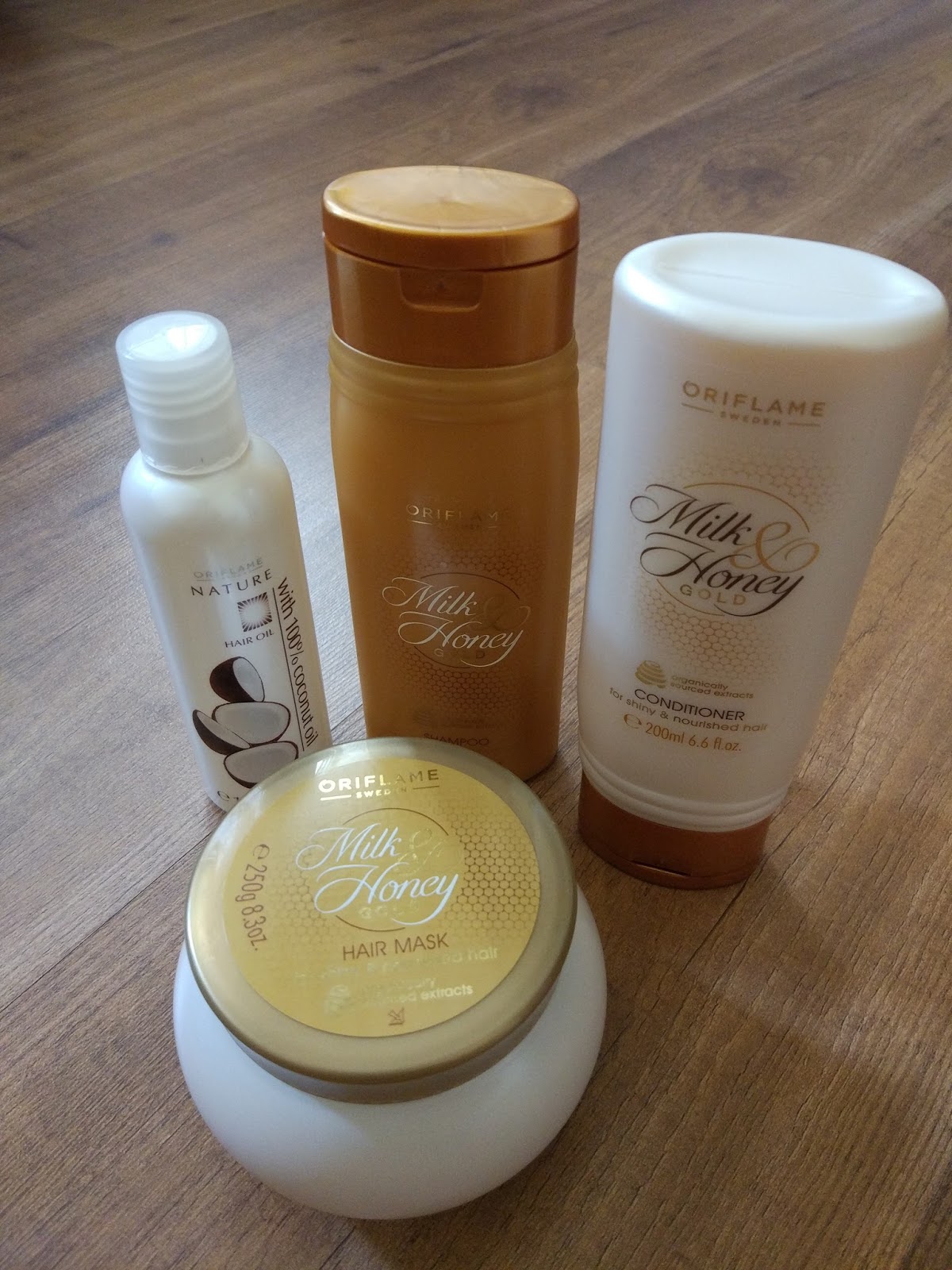 My Hair Care Regime With Oriflame Milk and Honey Gold Range