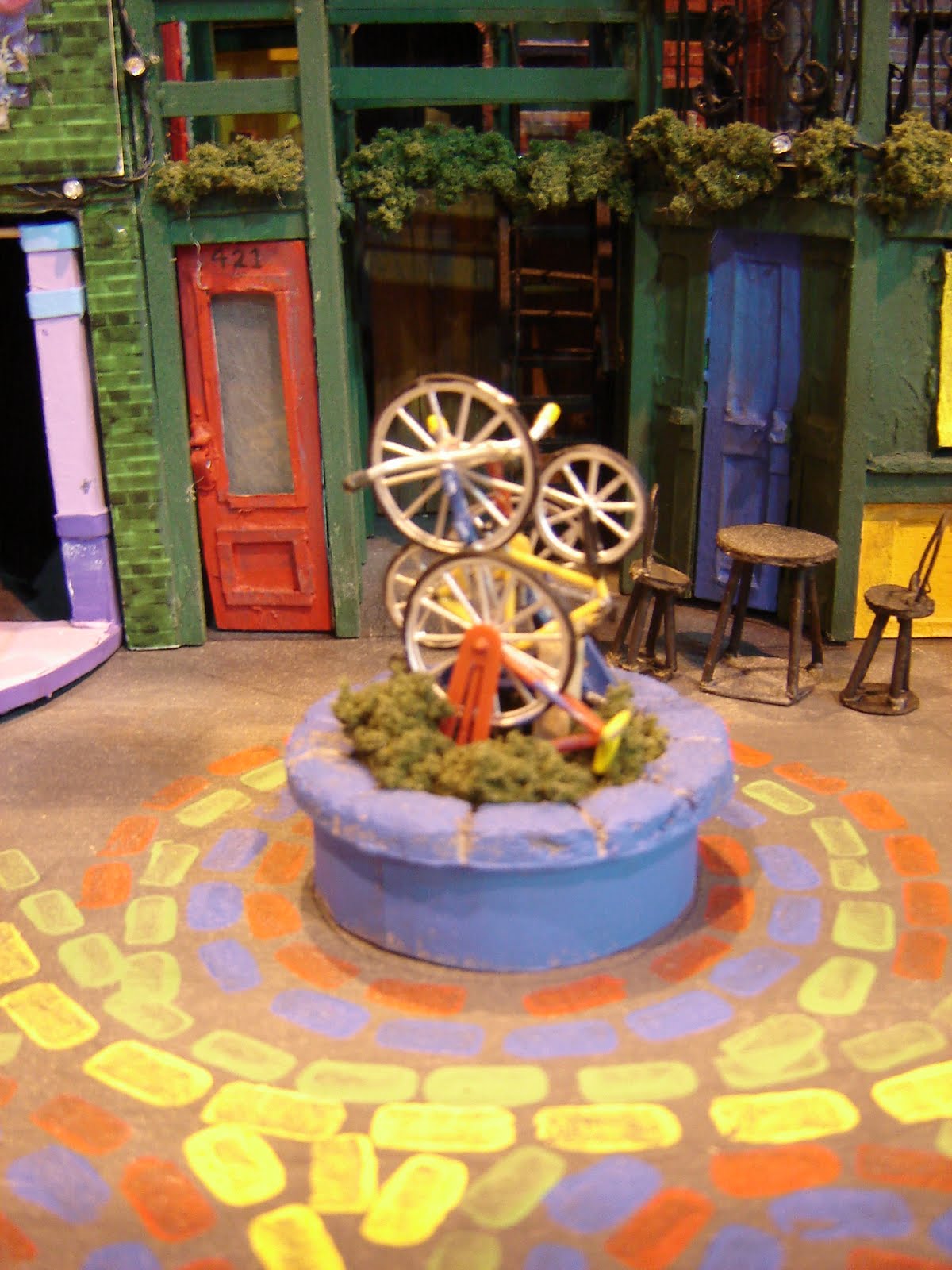 Lance Cardinal Creations: ALLEYCATS the Musical - Set Design