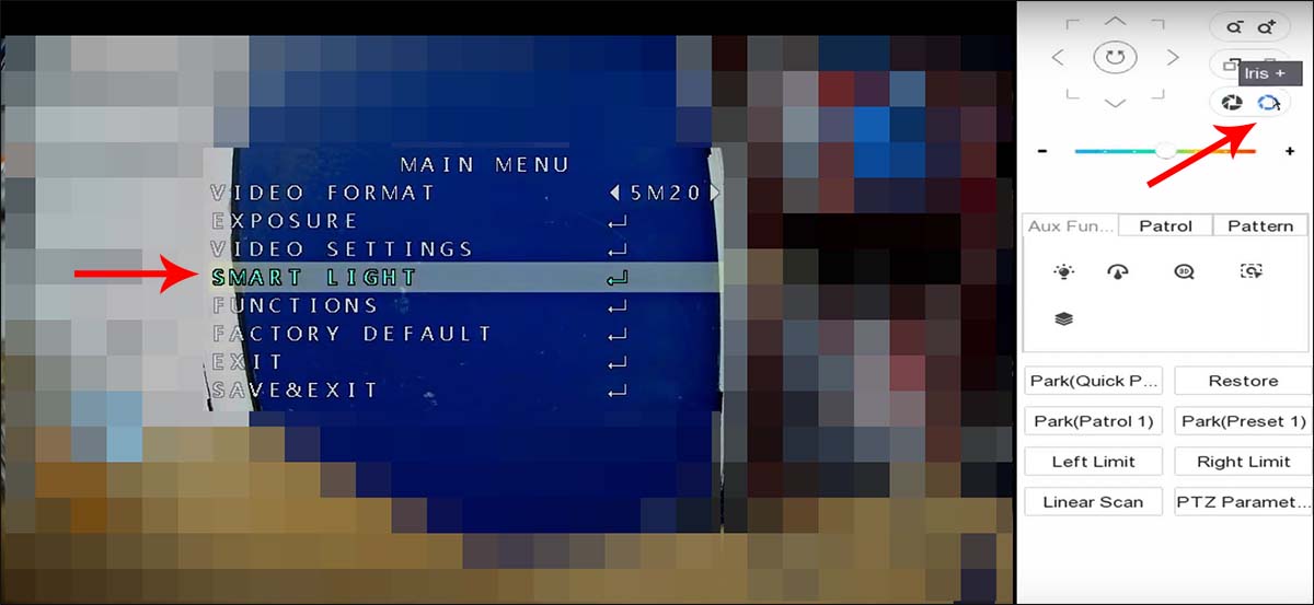 How to turn off the IR light on Hikvision camera