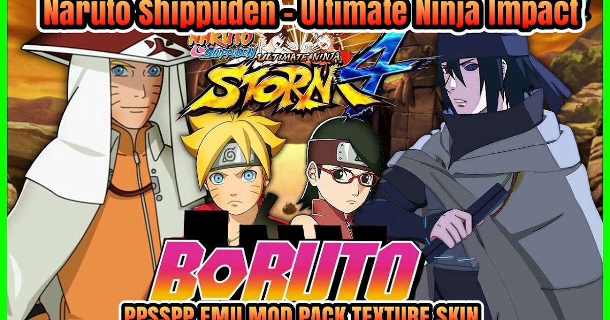 NEW 2023] Anime Battle Royale PPSSPP Mod Gameplay - Naruto Ultimate Ninja  Impact PPSSPP 