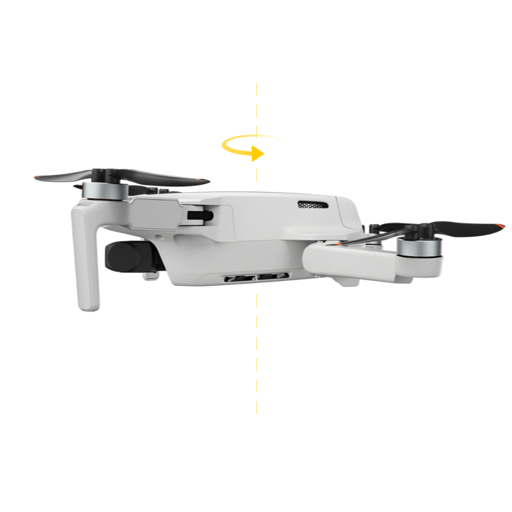 DJI Mini SE, вид сбоку