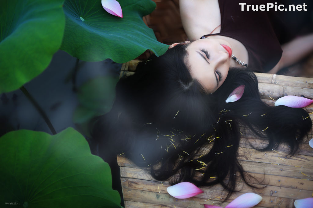 Image Vietnamese Model - Hong Rubyshi - Beauty Girl and Lotus Flower #1 - TruePic.net - Picture-15