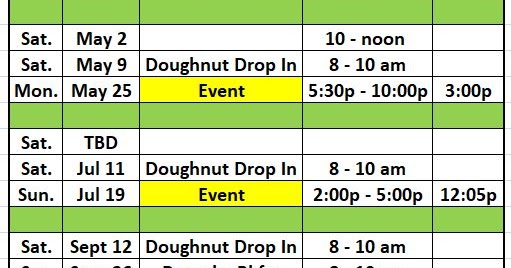 Upstate New York Club: 2020 Calendar of Events