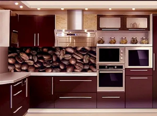 مطابخ المنيوم على شكل خشب مطابخ المنيوم على شكل خشب