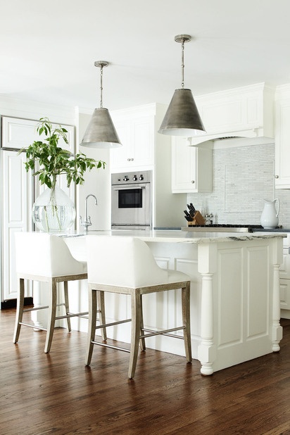 white and bright kitchen