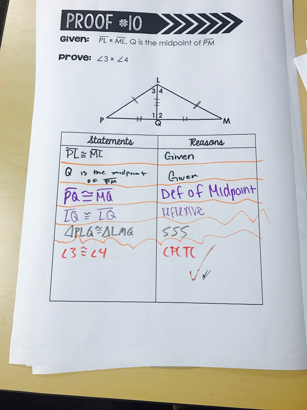Mrs. Newell's Math: Triangle Congruence w/ Proofs Activity