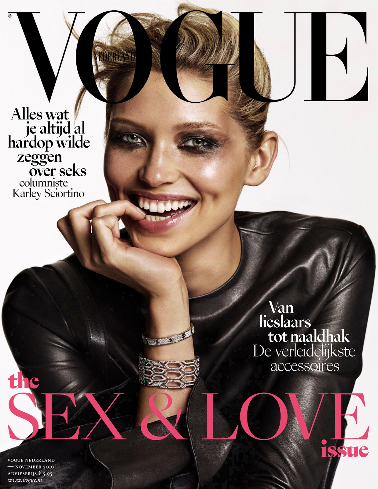 Hana Jirickova in Vogue Netherlands November  by Alique