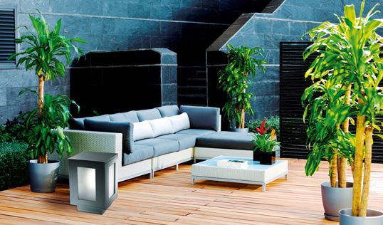 Marzua: Conjuntos de iluminación exterior