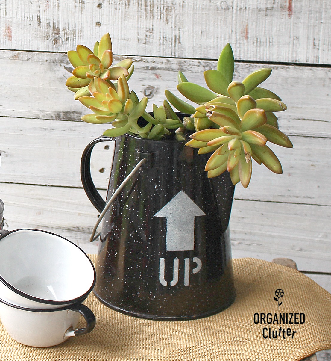 Repurposed Vintage Coffee Pots - Color Me Thrifty