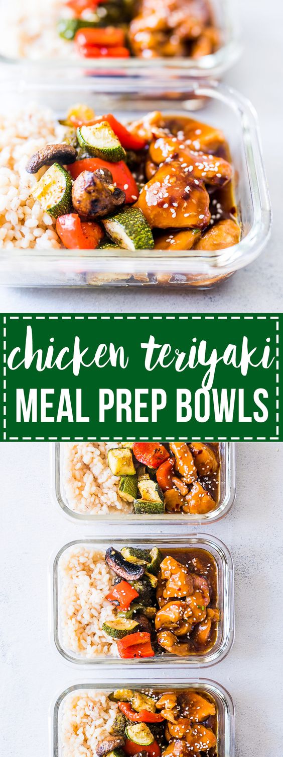 Teriyaki Chicken Stir Fry Meal Prep Lunch Boxes IM Easy Recipes