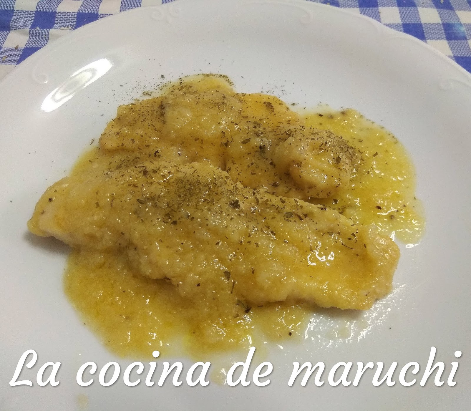 la cocina de maruchi: Los filetes de pollo en salsa de cebolla de Gorka.