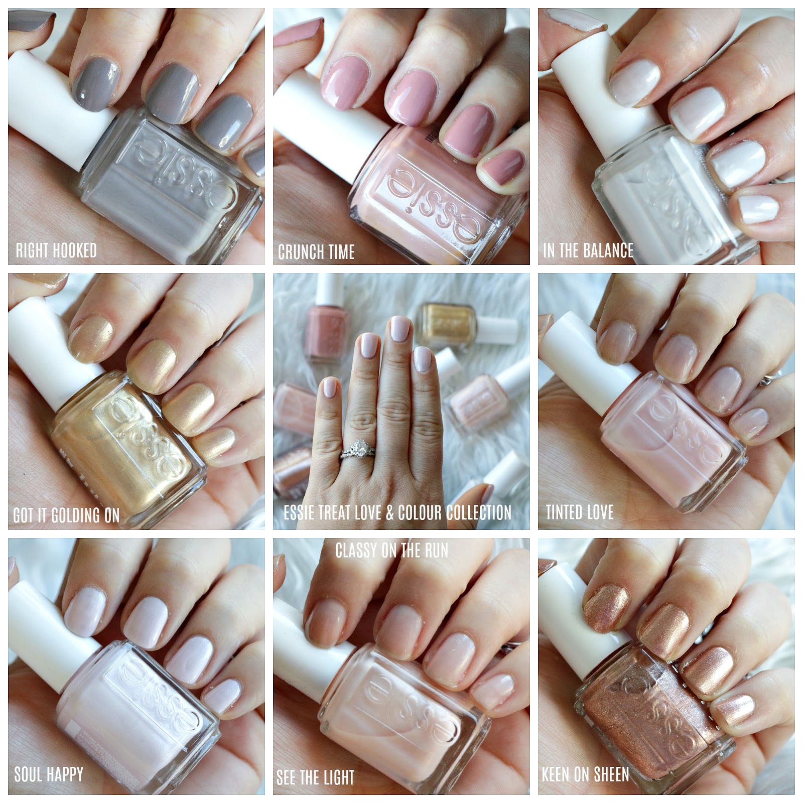 essie treat love color review swatches.