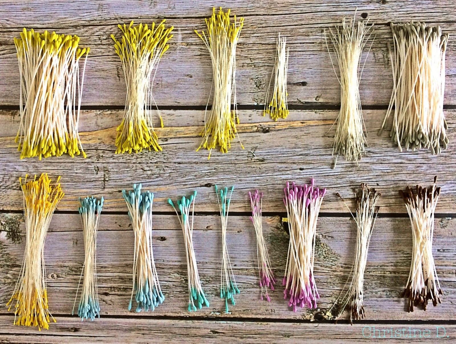 Christine D. : Tutoriel étamines