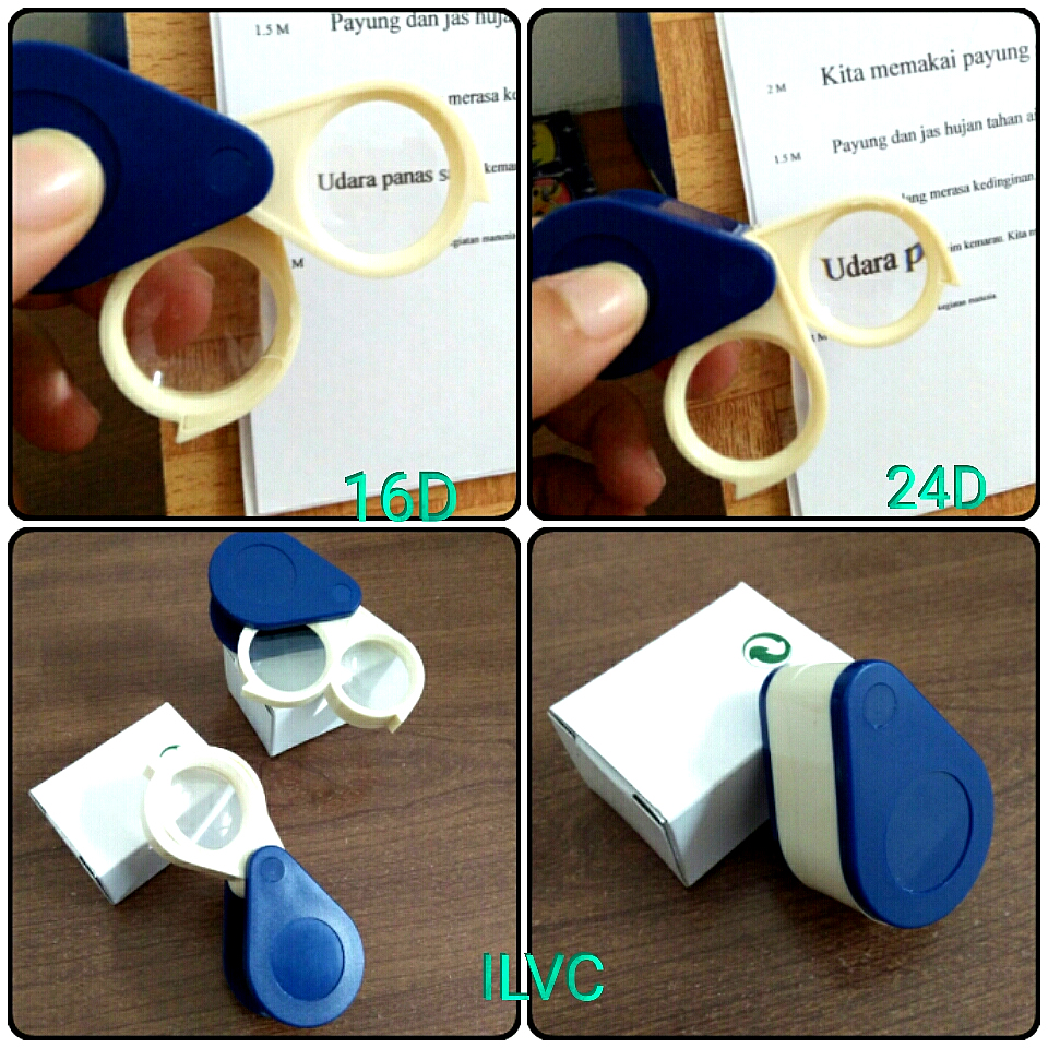 INTERNATIONAL LOW VISION YOGYA ALAT BANTU OPTIK Hand dan Stand Magnifier