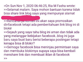 isian banding saat url diblokir facebook