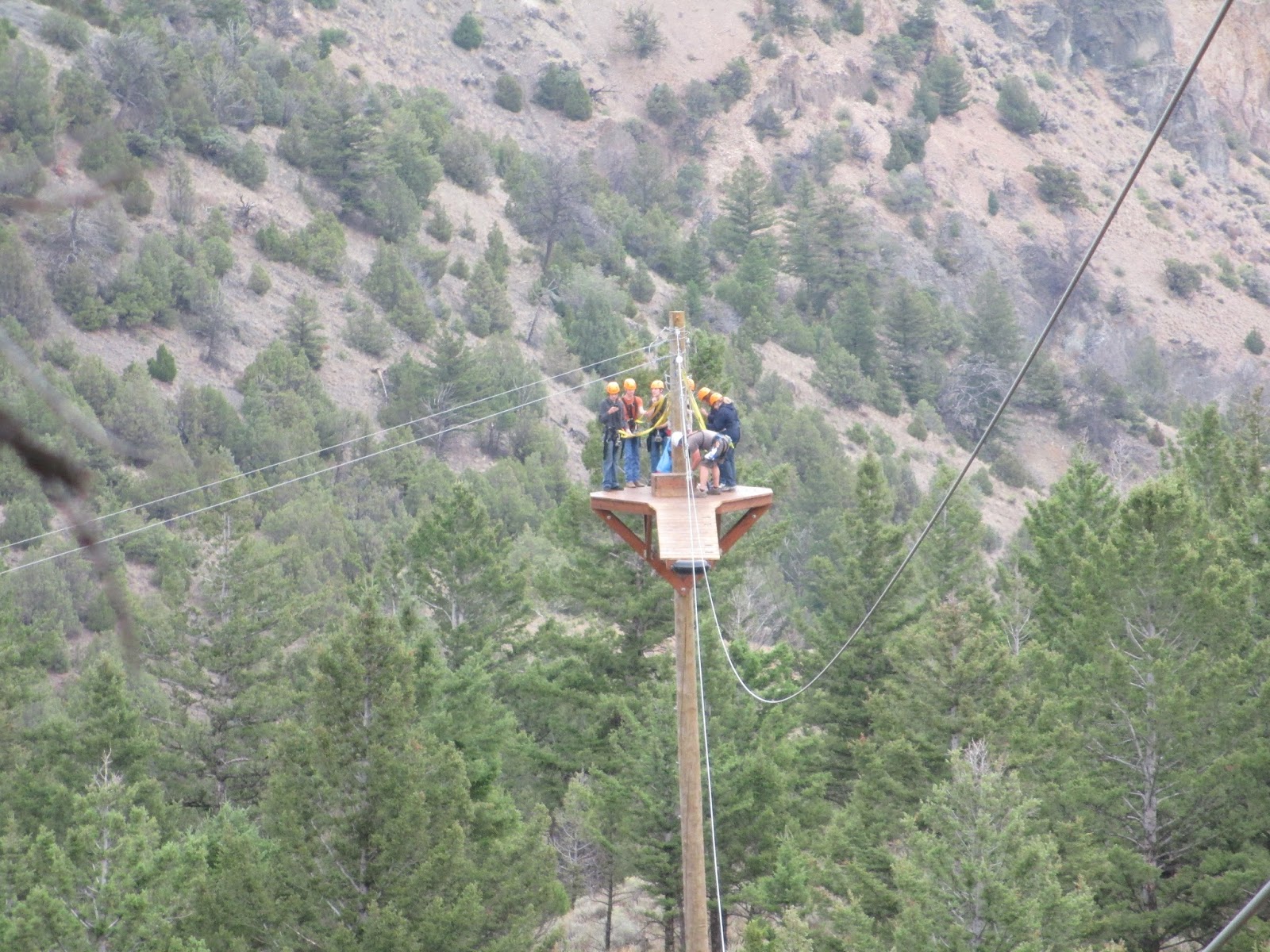 Ziplining Across the USA Saturday September 14 Yellowstone Zipline