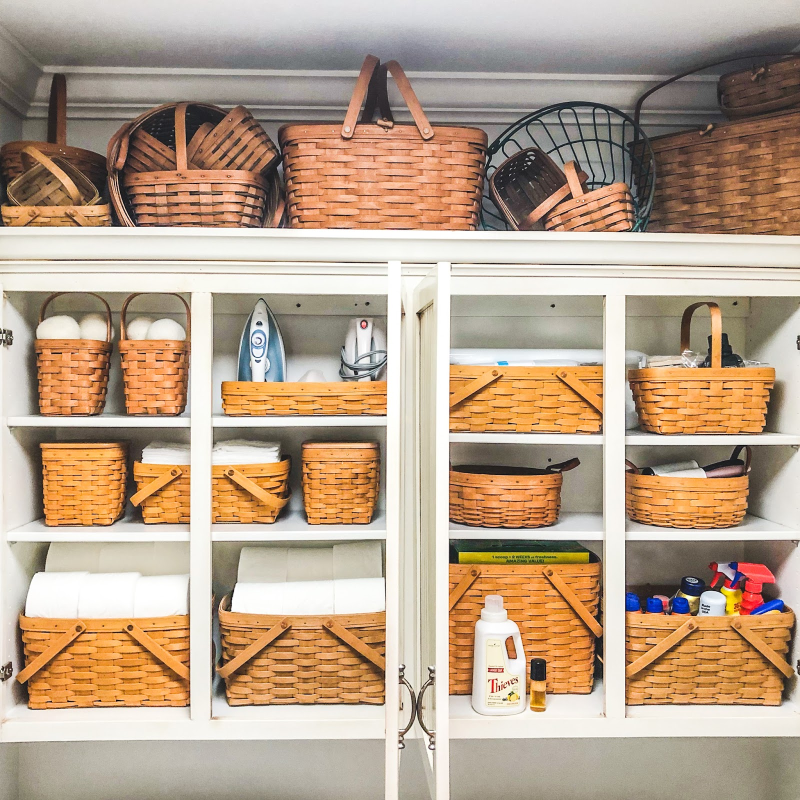 Decorating With Longaberger Baskets