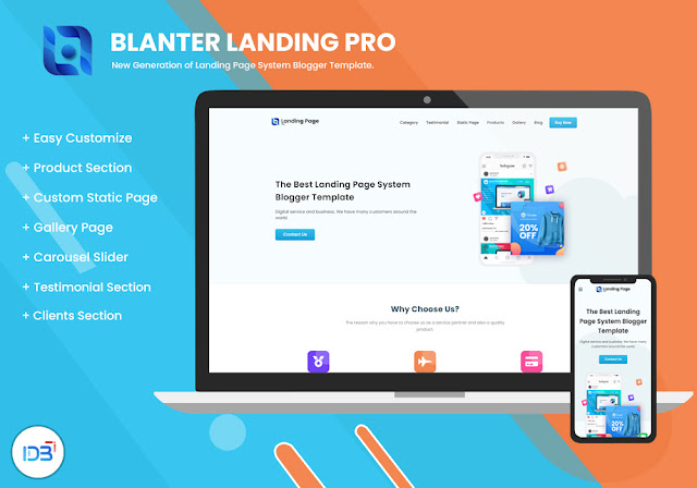 Blanter Landing Pro, Template Landing Page Multifungsi Terbaik
