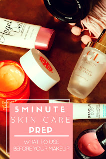 Skin Care Prep, What to use before you apply makeup, pre makeup skin care, how to get radiant dewy skin