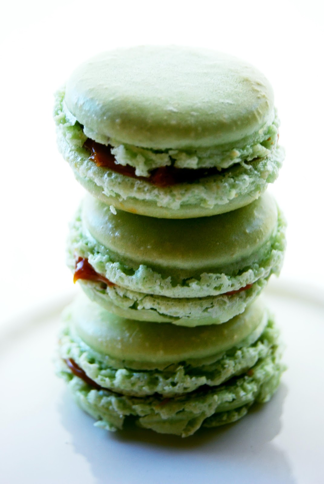 good morning grace. caramel apple macarons