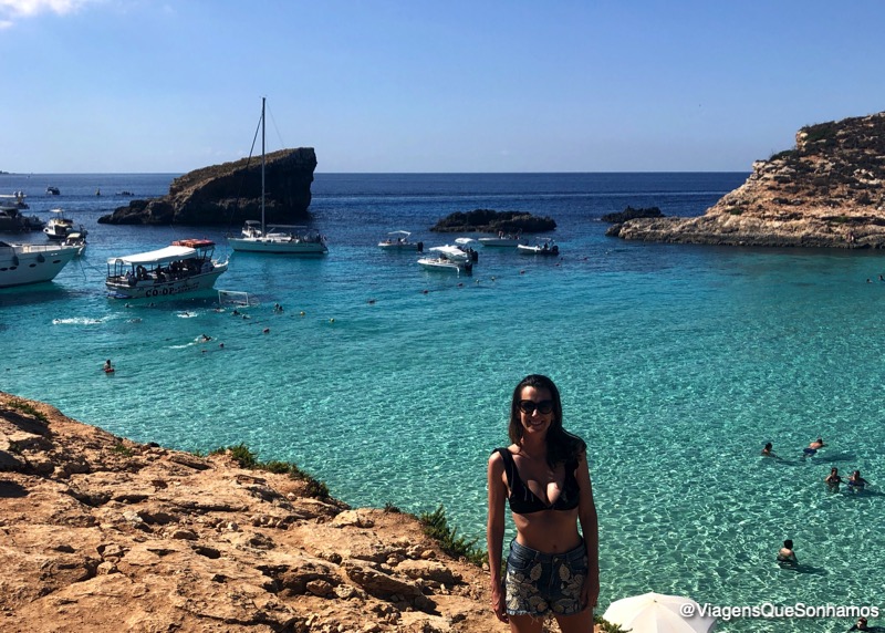 praia mais bonita de Malta