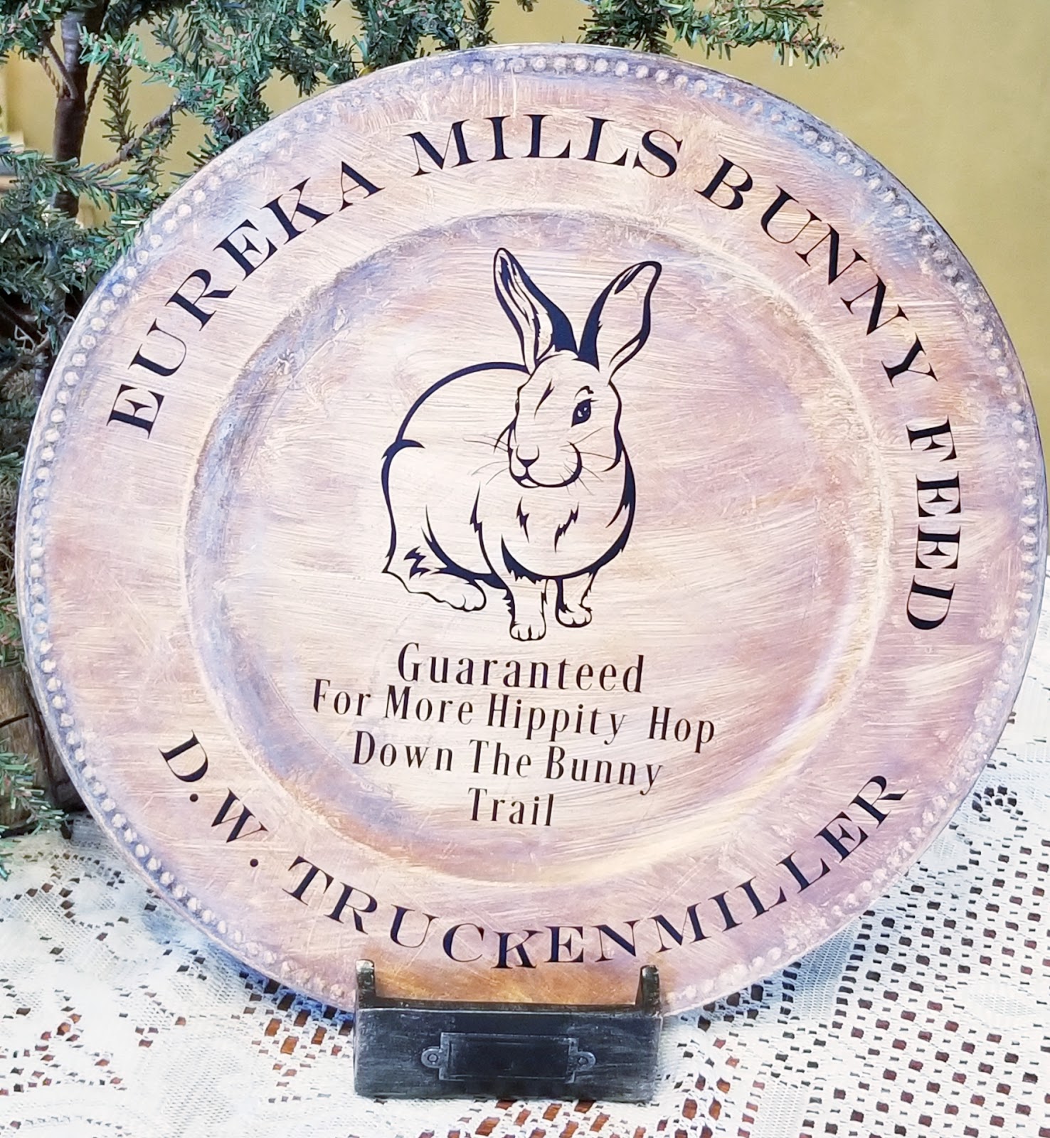 Fields Of Heather Painting & Decorating Dollar Tree Chargers