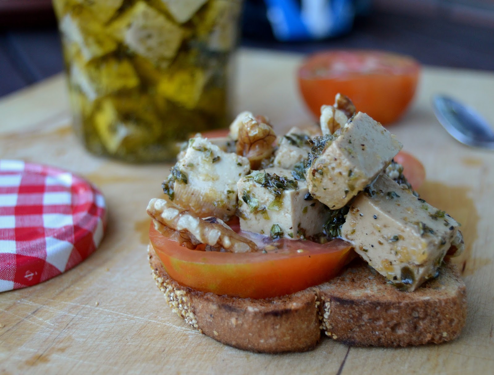 Pasión y Tentación Queso feta vegano