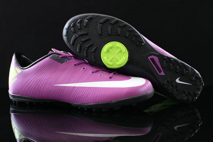 Nike Mercurial Superfly Leather FG Black Pink Cleats Magista