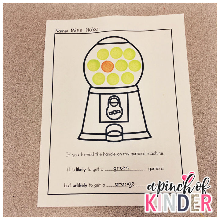 Teaching Probability in Kindergarten - A Pinch of Kinder