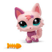 Littlest Pet Shop Series 2 Pet Surprise Persian Wolf Cat (#G7 - #79) Pet