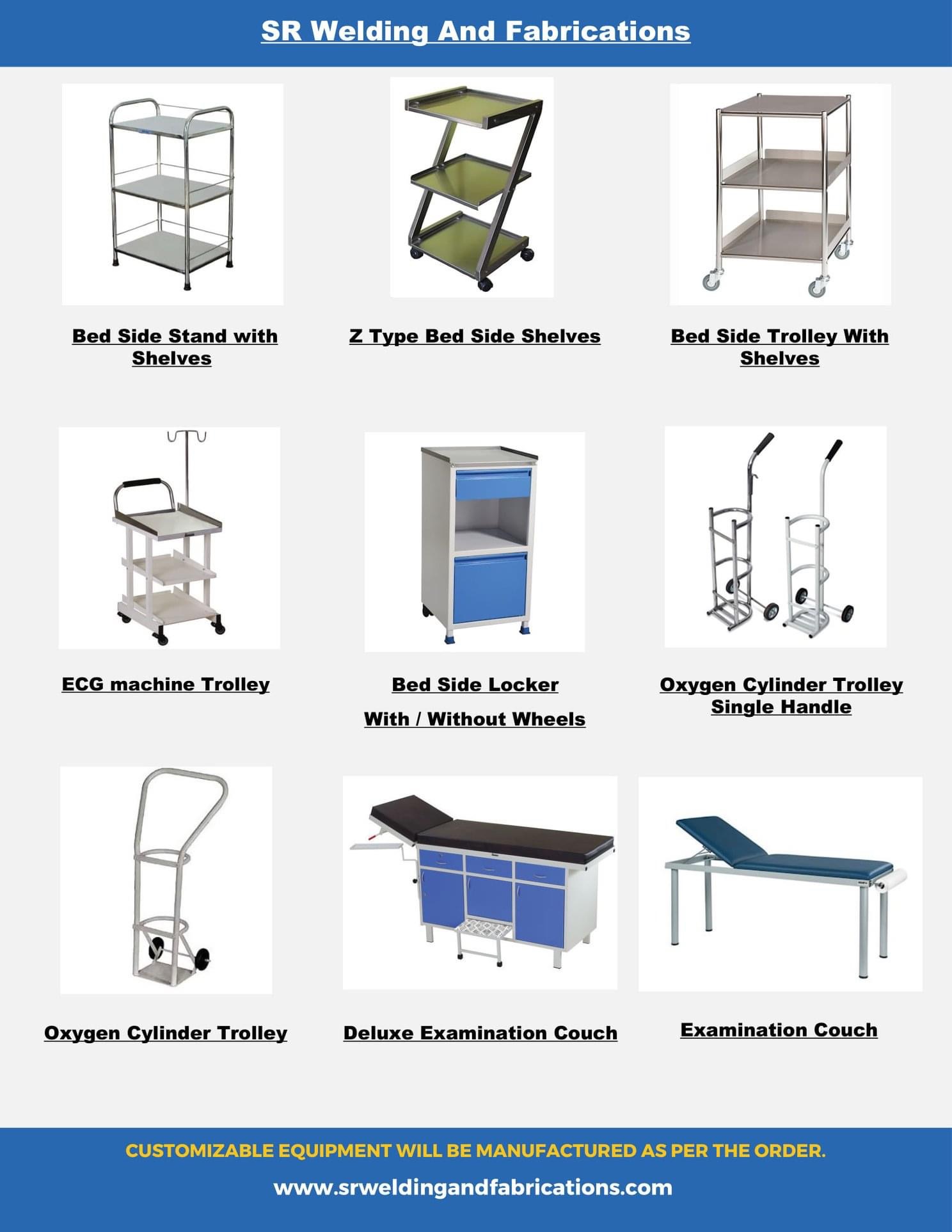 HOSPITAL FURNITURE KAKINADA SR WELDING AND + FABRICATIONS