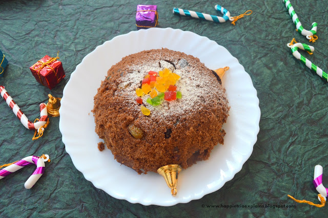 eggless-microwave-christmas-fruit-cake