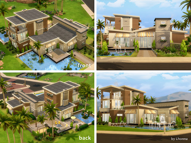 Sims 4 House Full View
