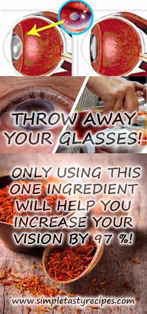 THROW AWAY YOUR GLASSES! ONLY USING THIS ONE INGREDIENT WILL HELP YOU