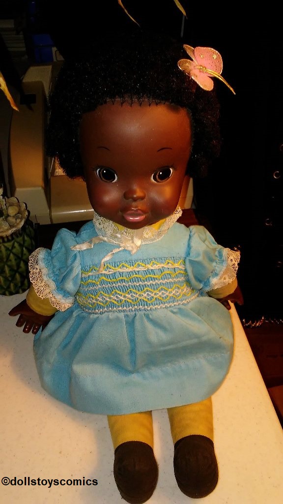 black talking doll