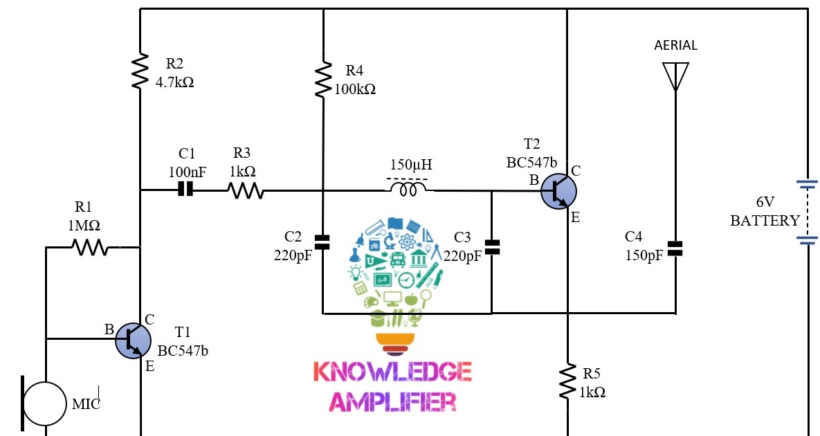 AM Transmitter Using BC547b