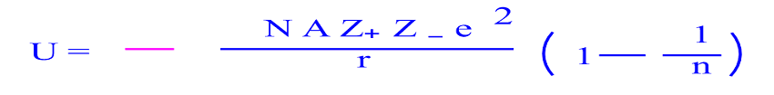 lattice energy equation lattice energy equation