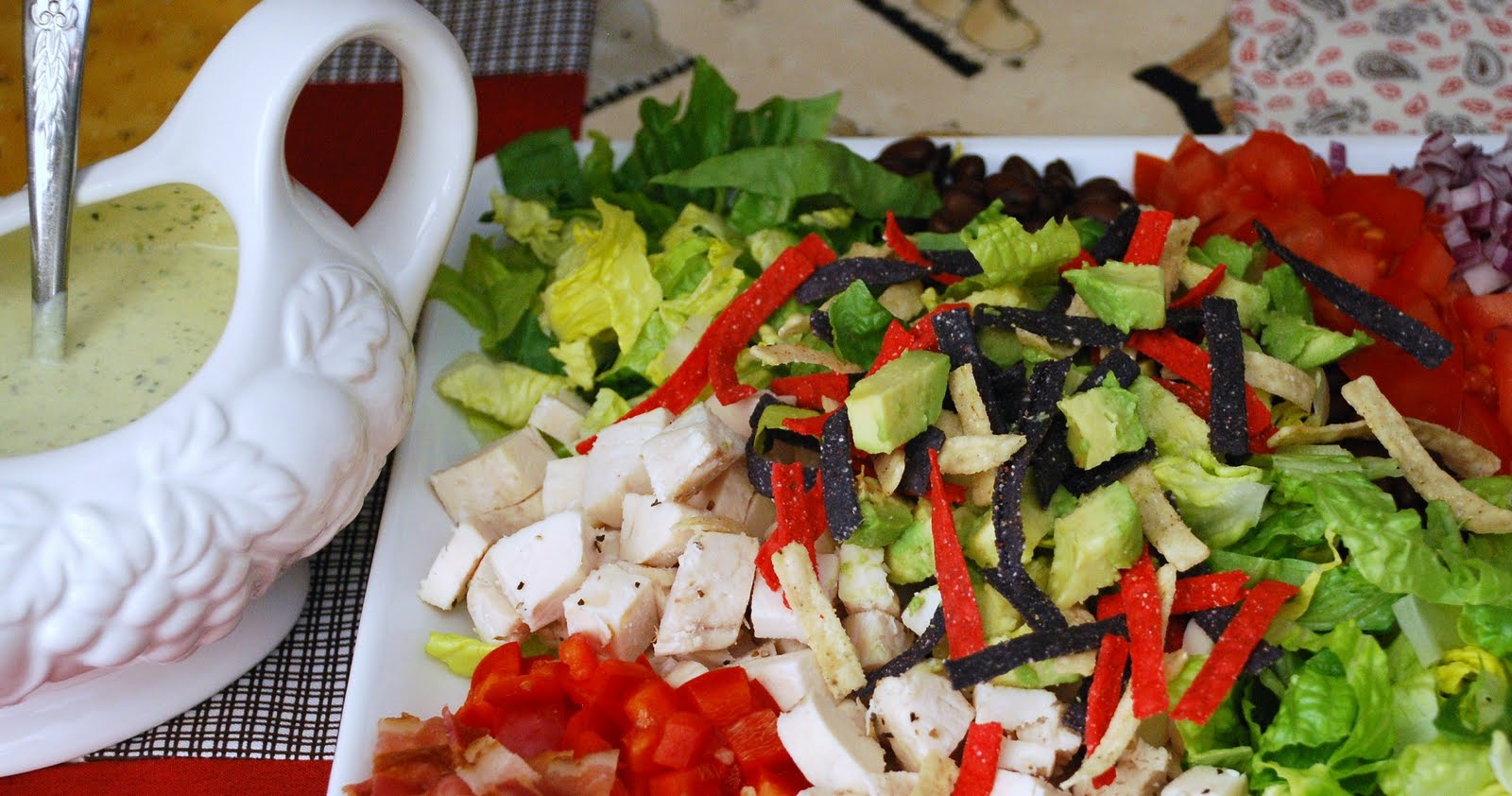 Everyday Insanity... Southwestern Cobb Salad with Chili Lime Dressing