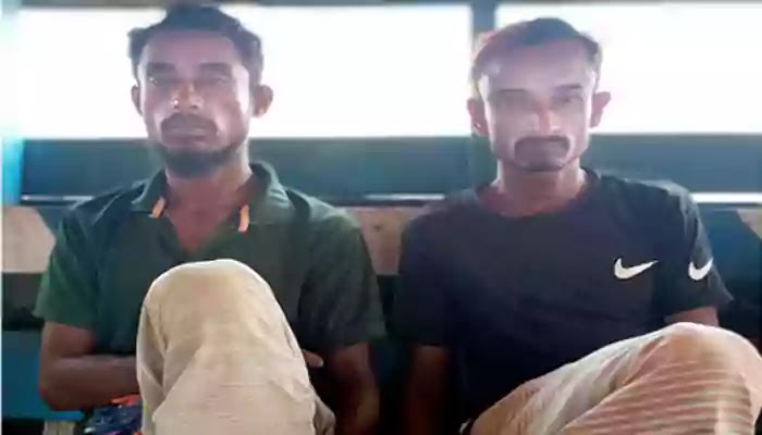Two thieves along with a boat were arrested in Kazipur কাজিপুরে নৌকাসহ দুই চোর আটক