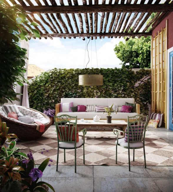 STUNNING ROOF TOP BALCONY-GARDEN DESIGN STUNNING ROOF TOP BALCONY-GARDEN DESIGN
