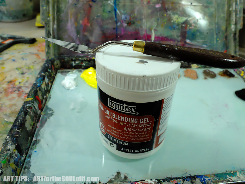 ART for the SOUL of it: ART TIP: Keeping Acrylic Paints Wet