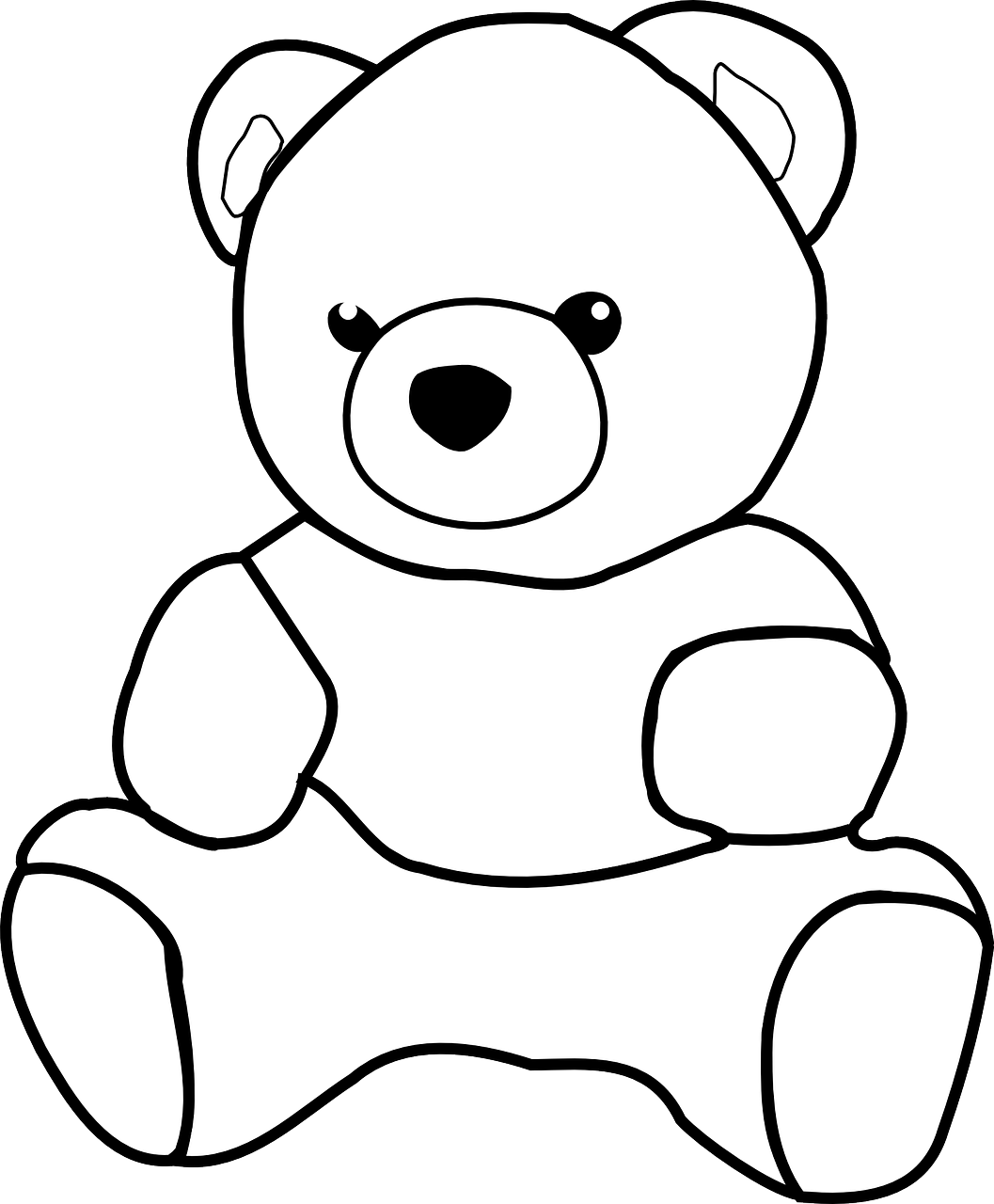 Mewarnai Gambar Teddy Bear Free Download - BLOG MEWARNAI