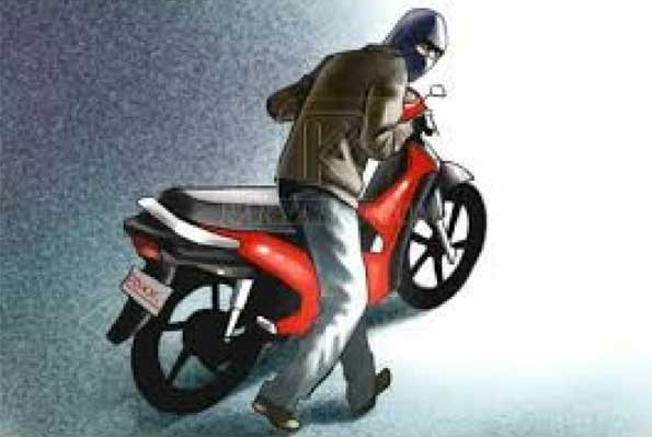 ilustrasi pencurian sepeda motor