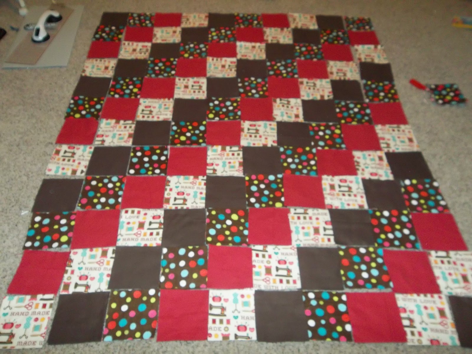 One of a Kind Rag Quilt Tutorial!!!