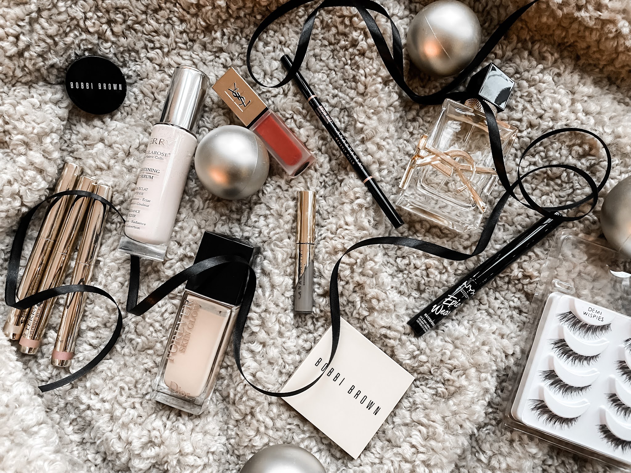Festive Makeup Look YSL, By Terry, Dior, Bobbi Brown, NYX