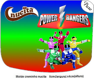 Power Rangers Free Printable Nucita Labels.