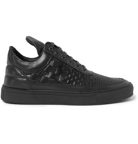 Woven Staple: Filling Pieces Woven Leather Sneakers | SHOEOGRAPHY