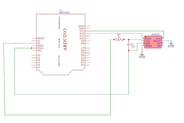 A5020 Angular Sensor with Arduino
